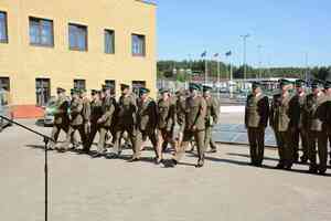 Uroczysty apel w PSG w Kuźnicy 