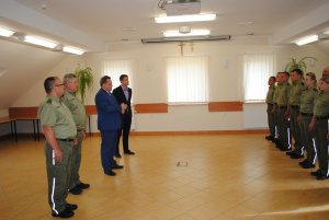 Wiceminister SWiA w Placówce SG w Mielniku 