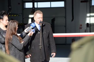 Uroczyste otwarcie stacji obsługi pojazdów 