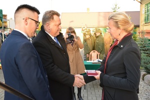 Uroczystośc nadania imienia por. Tadeusza Borzuchowskiego Placówce SG w Szudziałowie 