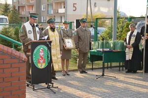 Uroczystość nadania imienia por. Tadeusza Borzuchowskiego Placówce SG w Szudziałowie 