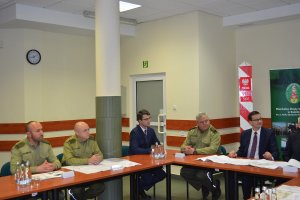 Wizyta Premiera Mateusza Morawieckiego na przejściu granicznym w Kuźnicy 