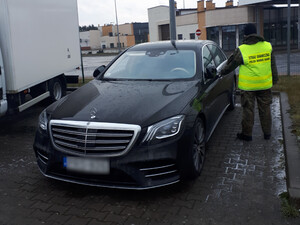 Odzyskany Mercedes klasy S 