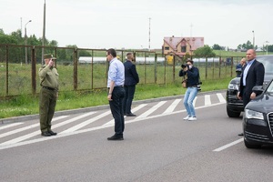 Spotkanie premierów Polski i Litwy w dpg w Budzisku 