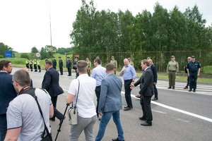 Spotkanie premierów Polski i Litwy w dpg w Budzisku 