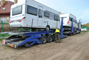 Odzyskane przyczepy kempingowe