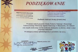 Funkcjonariusze Podlaskiego Oddziału Straży Granicznej podczas akcji ,,O!Piernicz Raka’’ Funkcjonariusze Podlaskiego Oddziału Straży Granicznej podczas akcji ,,O!Piernicz Raka’’