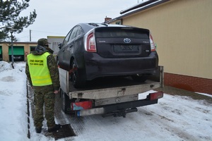 Odzyskany pojazd (Toyota Prius) 