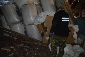 Ujawnione nielegalne papierosy warte około 912 tys. zł. 