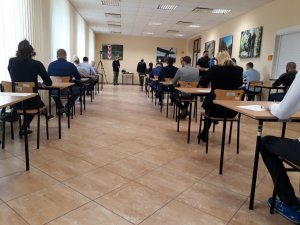 Kandydaci do służby podczas II etapu rekrutacji 