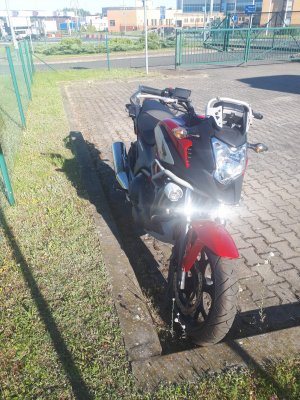 Odzyskany skradziony motocykl 