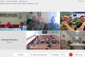Konferencja podsumowująca projekt 02 Widok na uczestników w trybie online