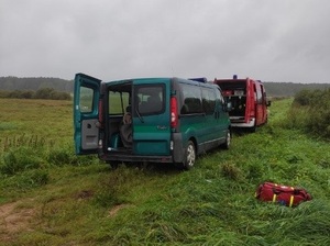 Akcja ratownicza w okolicach miejscowości Pieńki