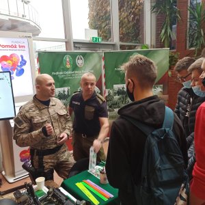 Podlaski Oddział SG na Targach Pracy 