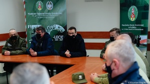Posiedzenie sztabu dotyczące sytuacji na polsko-białoruskiej granicy UE 