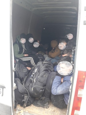 Ujawnieni nielegalni migranci 