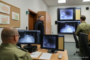 Wizyta Prezydenta w Centrum Nadzoru w Białymstoku 