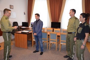 Wręczenie medalu za Zasługi dla Podlaskiego Oddziału Straży Granicznej 