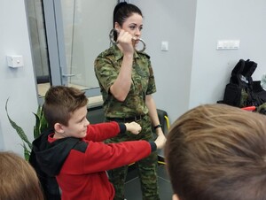 Spotkanie z uczniami Szkoły Podstawowej w Poświętnem 