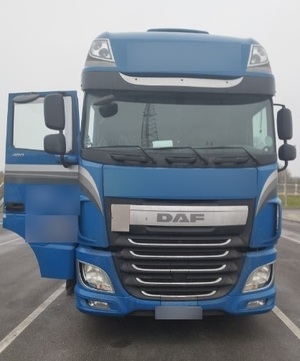 DAF z przerobionym numerem VIN 