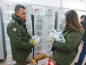 Otrzymane artykuły z Polskiego Czerwonego Krzyża 