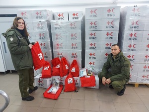 Otrzymane artykuły z Polskiego Czerwonego Krzyża 