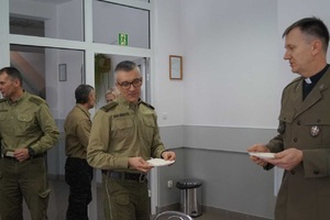 Spotkanie opłatkowe w Placówce SG w Michałowie 