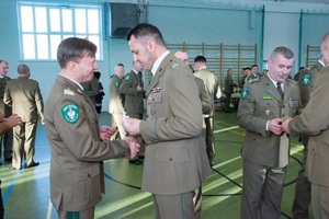 Spotkanie opłatkowe w komendzie oddziału 