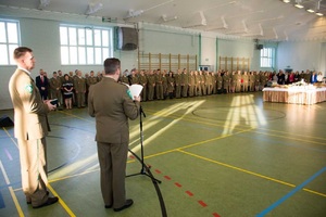 Spotkanie opłatkowe w komendzie oddziału 