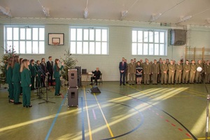 Spotkanie opłatkowe w komendzie oddziału 