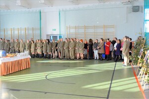 Spotkanie opłatkowe w komendzie oddziału 
