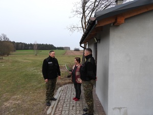 Przekazanie pomocy pogorzelcom 