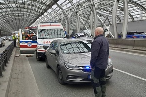Akcja ratunkowa na trasie szybkiego ruchu 