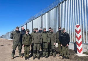 Wizyta delegacji estońskiej na granicy polsko-białoruskiej 