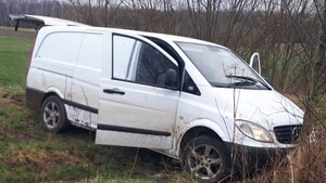 Zatrzymane auto po pościgu 