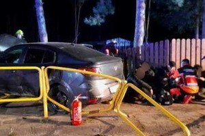 Zatrzymane auto po pościgu 