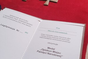 Wyróżniony Medalem Opiekun Miejsc Pamięci Narodowej 