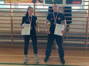 Funkcjonariusze POSG na podium 