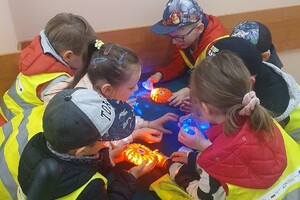 Spotkanie z dziećmi w Komendzie Oddziału 