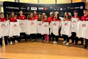 Funkcjonariuszka POSG na Mistrzostwach Europy w Karate Kyokushin we Wrocławiu 
