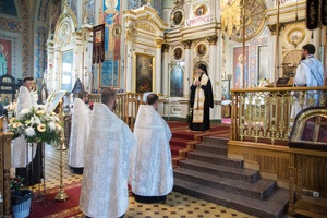 Nabożeństwo w Katedrze Prawosławnej p.w. Świętego Mikołaja Cudotwórcy w Białymstoku 