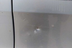 Uszkodzone służbowe auto 