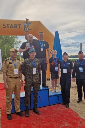 Pierwsze Miejsce w III Mistrzostwach Polski Służb Mundurowych SWIM RUN 
