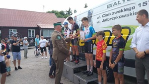 Zawody kolarskie w Krynkach 