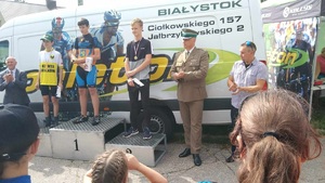 Zawody kolarskie w Krynkach 