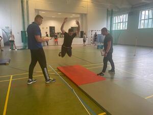 Uczestnicy II etapu podczas zdawania gzaminów 