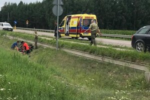 Pomoc udzielana rowerzyście 