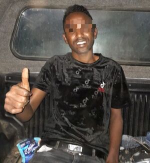 Obywatel Somali w aucie Straży Granicznej kilkanaście minut później