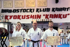 Funkcjonariuszka SG na turniej Karate Kyokushin 