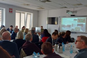Wizyta przedstawicieli Grupy Sterującej GDISC w Podlaskim Oddziale Straży Granicznej 